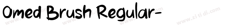 Omed Brush Regular字体转换